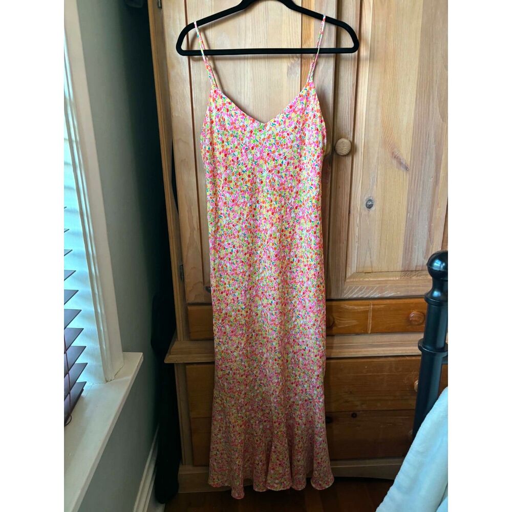 Show Me Your Mumu | NWT Pink & Orange Floral Slip Style Maxi Sundress | Medium